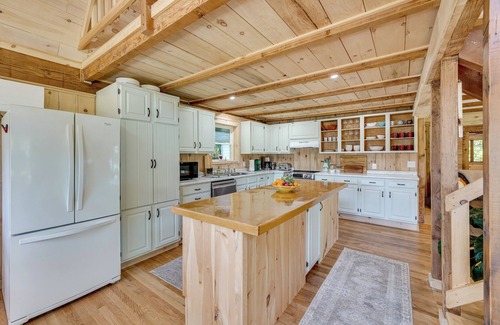 Winthrop House | Dock + Kayaks: Annabessacook Lake Retreat!