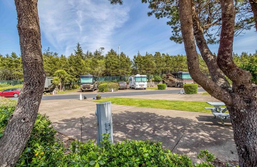 Agate Beach RV Rental | Dog Friendly, Available with 50AMP, 30AMP, Water and Sewer hook up's, WiFi
