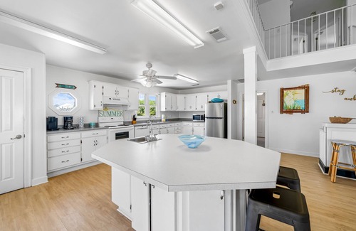 Audubon Place House | Dog-friendly beach house w/stunning water views, wrap-around decks & a loft