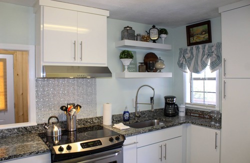 Toccoa Cottage | Dog Friendly Cozy Cottage Stay + Hot Tub & Hammock