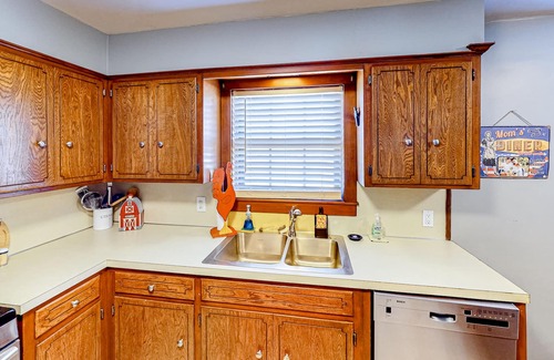 Tower Heights House | Dog-friendly home with large yard, grill, & basketball hoop