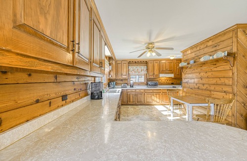 Livingston House | Dog-friendly lakefront cabin on three acres with lake views & two kitchens