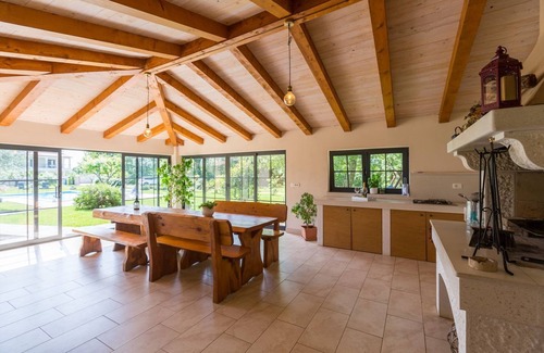 Susnjici Apartment | Dog-friendly paradise with pool, playground, barbecue area, private terrace