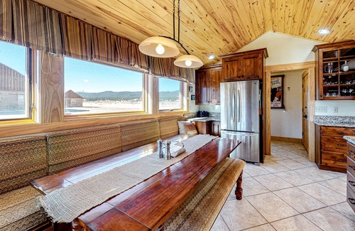 South Fork House | Dog-friendly riverfront retreat with hot tub, stunning views & screened porch