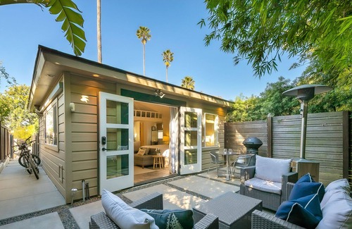 Beach Barber Tract Cottage | Dog-Friendly Studio w/Private Patio, Gas Grill, Kitchenette, Partial A/C, & WiFi