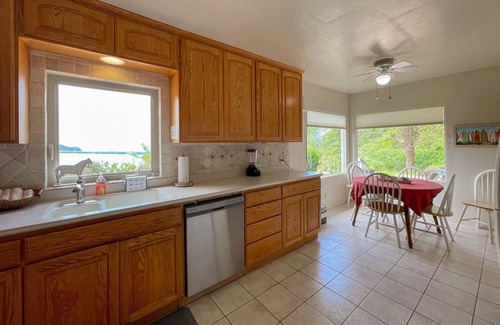 Orick House | Dog-friendly, waterfront home with ocean views, private hot tub & deck