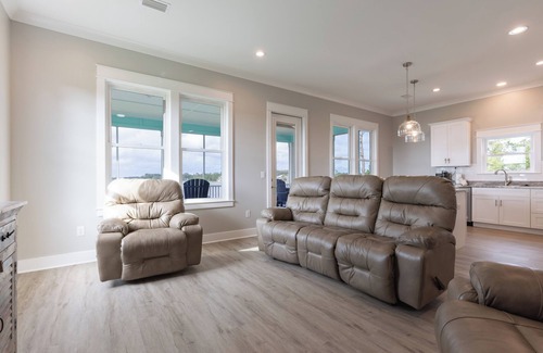 Gulf Shores House | Dolphin Dreams- OMG View! Kayaks! Private Dock! RV Pad W/Hookups!