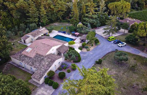 Sainte-Anastasie House | Domaine Privé Le Moulin Neuf Uzés 40 people 2 swimming pools Enclosed park. tennis court