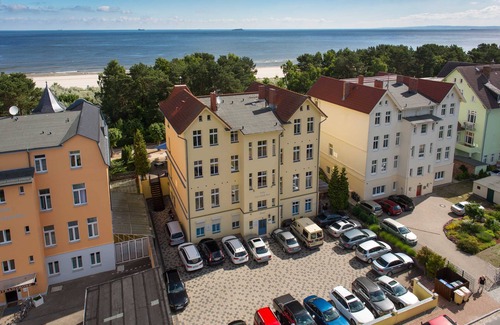 Ahlbeck House | Doppelzimmer mit Meerblick und Balkon 1 - Hotel Villa Seeschlößchen 3