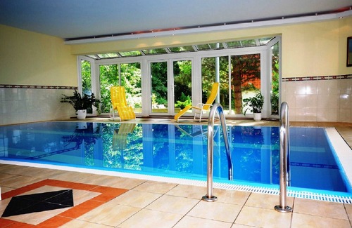 Plau am See House | Double room/terrace in the Park Chalet - Parkhotel Klüschenberg