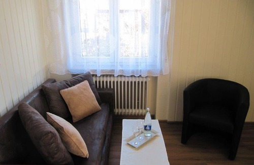Nonnenhorn Apartment | Double room with kitchenette and sofa bed