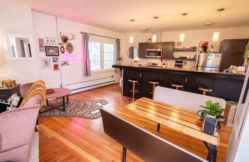 Helena Apartment | Downtown Rhinestone Cowboy Apartment. Creative fusion where LA meets Montana!