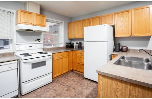 Grande Prairie House | Downtown Suite overlooking main street
