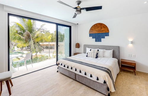 Tulum Apartment | Dreamy Escape W/ Shared Pool, Fast WiFi, Central AC, Balcony & Kitchenette!