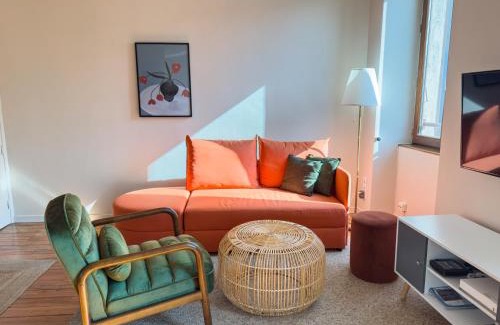 Valence Apartment | Duplex lumineux 2 chambres centre zone piétonne
