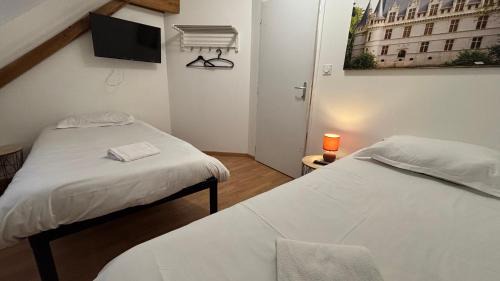 Azay-le-Rideau Apartment | Duplex pour groupe au centre d'Azay Le Rideau