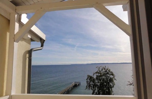 Sassnitz House | DZ 18. Komfort mit Meerblick und Balkon - Hotel Garni Meeresgruß