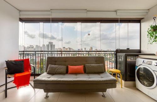 Campo Belo Apartment | Easy Star - Lindo Studio no coração do Campo Belo - PU01H