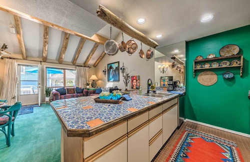 Cloudcroft House | Eclectic Home w/Deck: 4 Miles to Ski Cloudcroft!