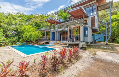 Nosara House | Eco friendly Casa with jungle and ocean views, walking distance to beach