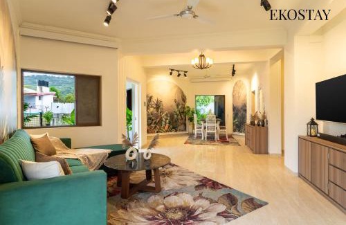 Lonavala Villa | EKOSTAY - 8BHK La Flamingo Villa with Private Turf