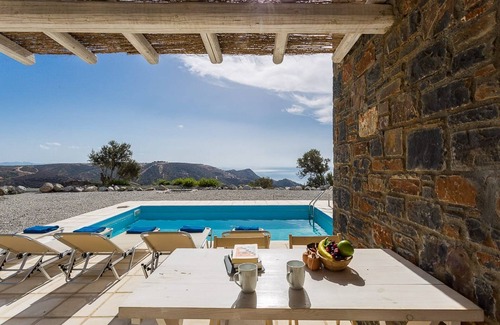 Vizari Villa | Elegant Crete Villa | Villa Dimitris | Stunning Libyan Sea Views | Private.