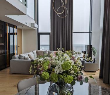 Haabersti Apartment | Elegant Seaview Penthouse 3BR Ensuite Luxury Retreat with Sauna and Free Parking