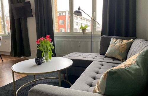Magdeburg Apartment | Elegante Loft Ferienwohnung - Doppelzimmer