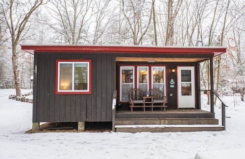 Voluntown Cabin | Ellis -Lakeside Cabin on Beach Pond with Wood Fired Finnish Sauna