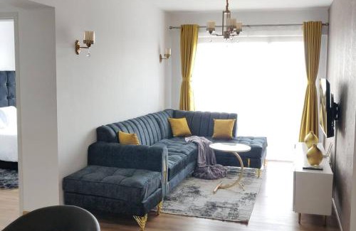 Nairobi Apartment | Emaza Lux Stylish, Modern 1 Bedroom Apartment, Pool & Gym, at Mi Vida Garden City