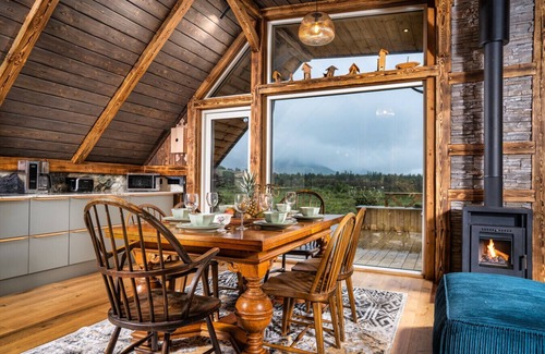 Blaskogabyggd Cabin | Embrace Nature by the River: Hot Tub & Scenic Views
