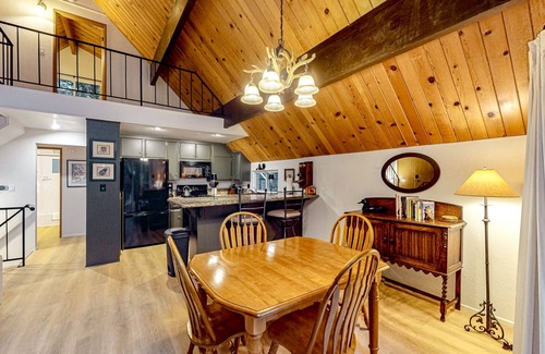 Crestline House | Enchanting lake retreat with fireplace, games, & great deck views - dog-friendly