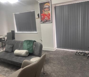 The Westside Apartment | Enjoy city living in this one-bedroom flat, complete with a balcony and secure parking in Birmingham city center