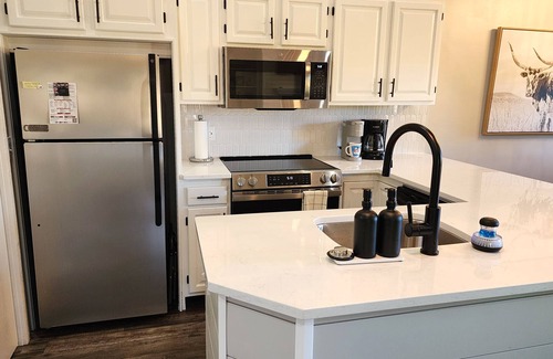 Bellaire Condo | Enjoy fall colors from this beautiful condo that sleeps 6!