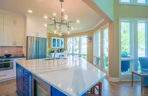 West Beach House | Enjoy Stunning Marsh & Tidal Water Views in This Renovated Home w/Chef's Kitchen & Custom Finishes