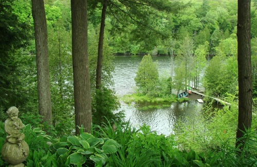 Newaygo Cabin | Enjoy the beautiful views of the Muskegon River near Hardy Dam and Dragon Trail