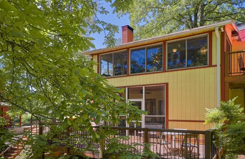 Sunset Cove Cottage | Enjoy the sunrise from quiet spot on Lake Lure - no lake access til Spring 2026