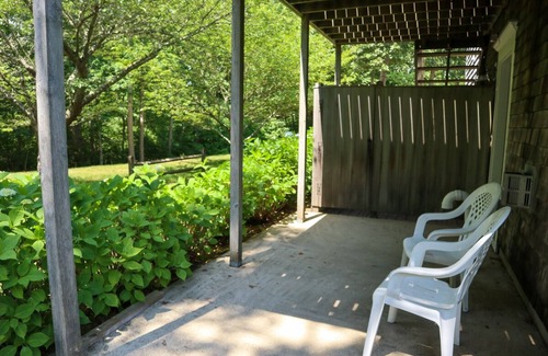 Brewster House | Enjoy this 1,600 sqft two story guest house with A/C, garage, balcony, and access to bike trail!