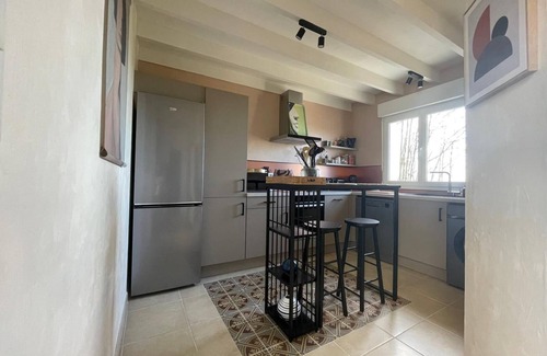 Saint-Senier-de-Beuvron House | Entire house sleeps 1-6, pet friendly. 20 mins to Mont St Michel.