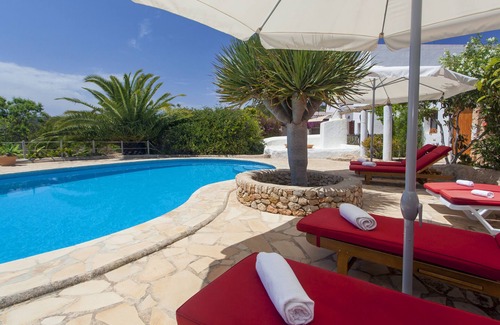 Sant Antoni de Portmany Villa | Pau de Baix typical house of Ibiza area Santa Ines private pool