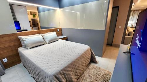 Jardim dos Estados Apartment | Estúdio Luxuoso no Vertigo com Smart TV na Cama