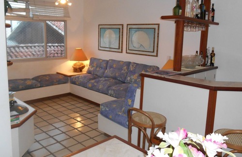 Vila Julia Apartment | EXCEL APTO 3 DORM, SALA BARZINHO, AIR COND, 1 VG, 80M BEACH - 10X CARD