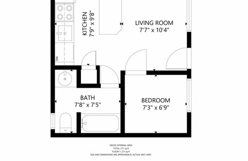 Rockaway Beach Condo | Excellent Location, *Pet Friendly*, 2 Blocks From Beach, Kitchen, WiFi, Community BBQ, Unit 7