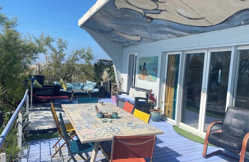 Beziers Ski Chalet | Exceptional, set on the beach with direct access, atypical chalet with all comforts,