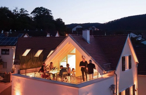 Ruppertsberg House | Exklusives Ferienhaus mit Dachterrasse, Kamin & Sauna im romantischen Deidesheim
