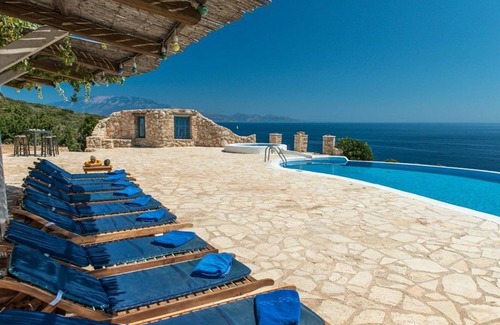 Korithi Villa | Extravagant Zante Villa | Villa Deep Blue | Great Sea Views | 4 Bedrooms |.