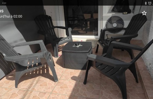 Bas du Fort House | F1 Entrée Discrète Près de Plages Meublé Climatisé 0690 83 18 12