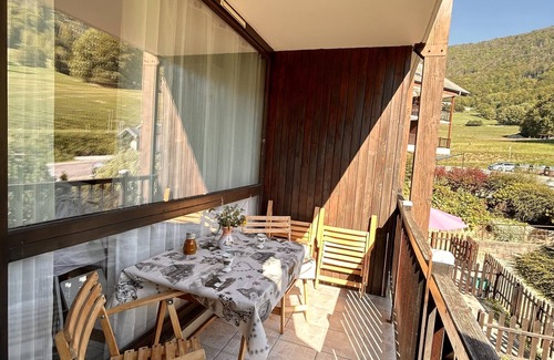 Aillon-le-Jerune Apartment | F2 32m Superbe Vue, Coin Nuit, Balcon, Très Lumineux