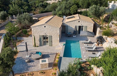 Assos Villa | Fabulous Stone-Built Villa, A/C, Private Pool with Lovely Sea & Sunset Views to the Bay of Assos!