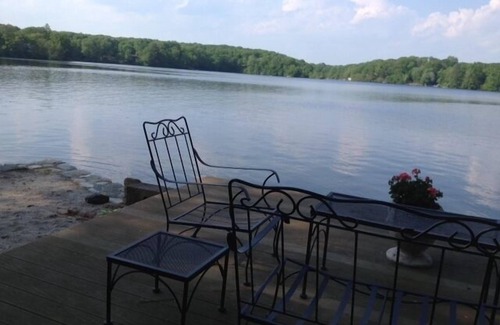 East Haddam House | Fall Colors surround our Victorian Mansion on Bashan Lake CT Amazing Views